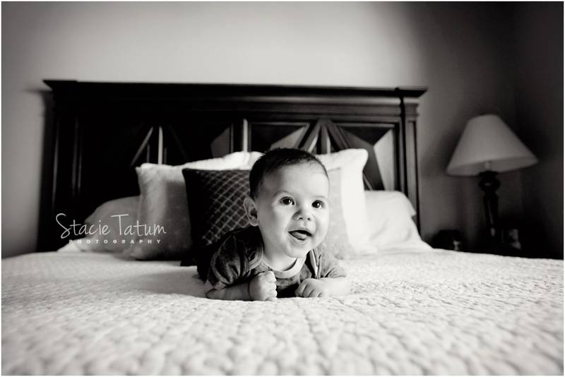 Adorable 4 month old at-home session | Dallas lifestyle photographer