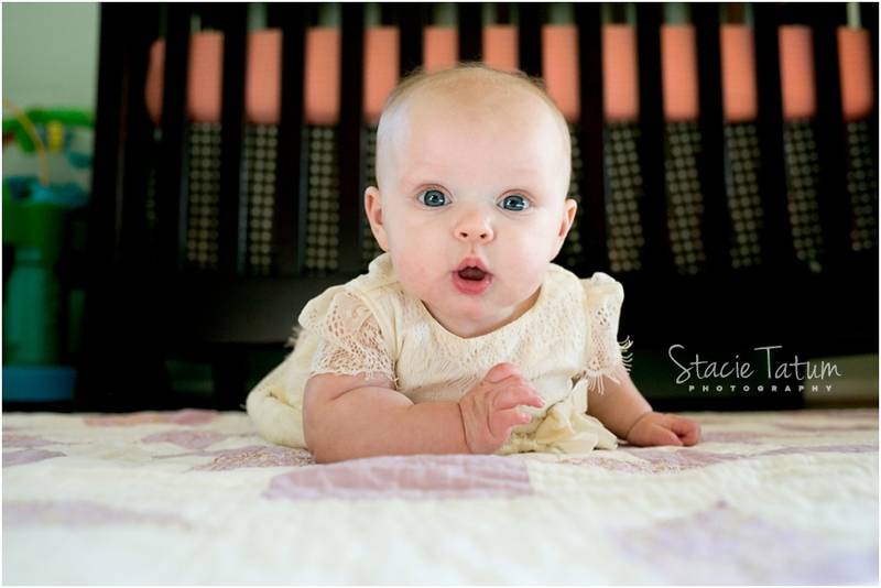 Sweet smiley 3 month old | Richardson baby photographer