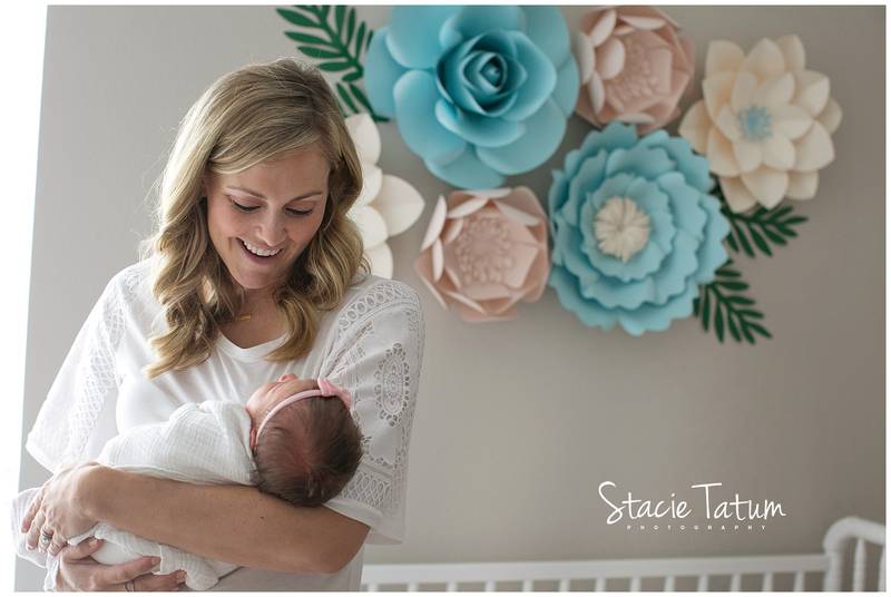 At home lifestyle newborn photography