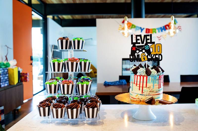 Jett’s jammin’ video game party | Dallas birthday party photography