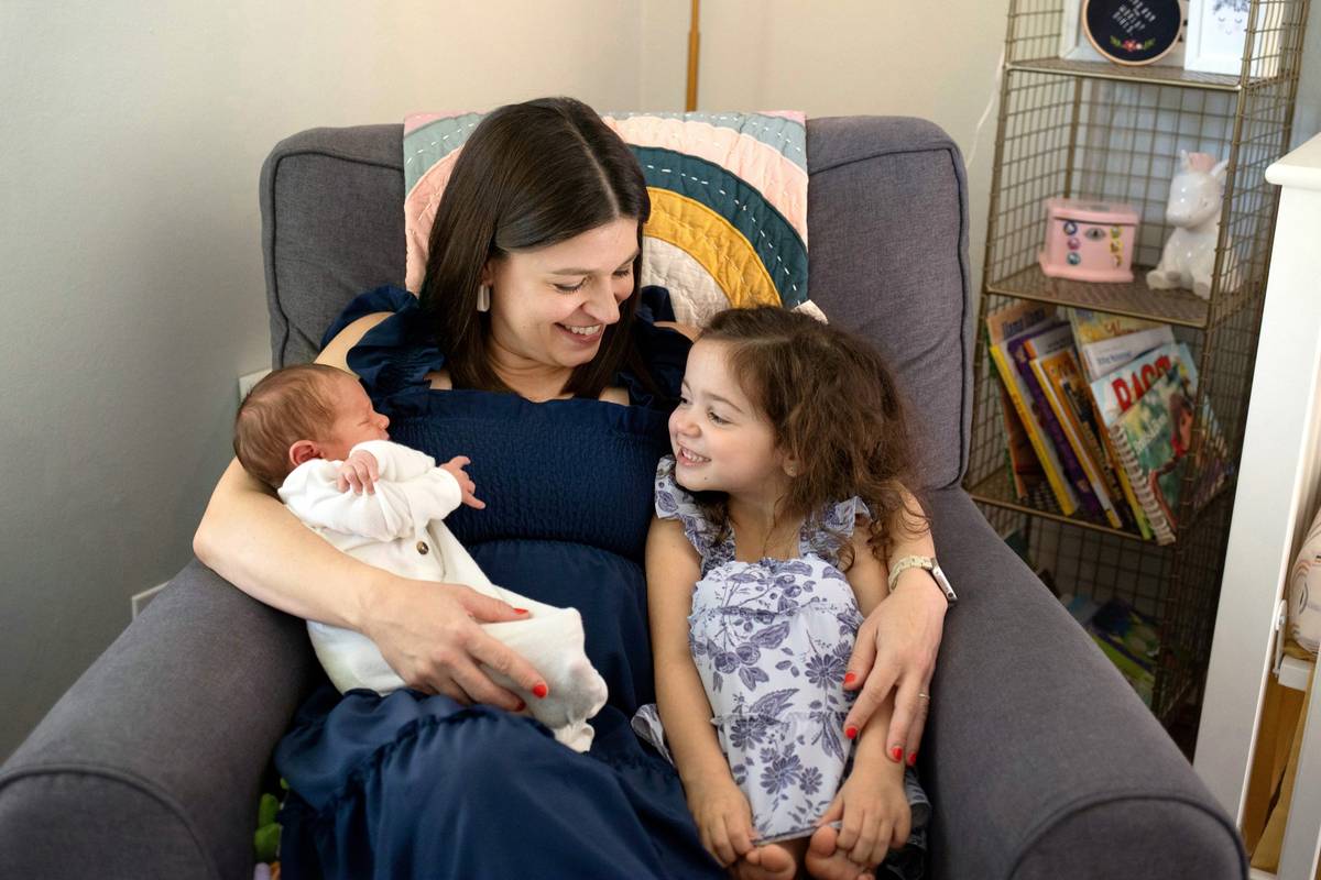 Dallas newborn session at home