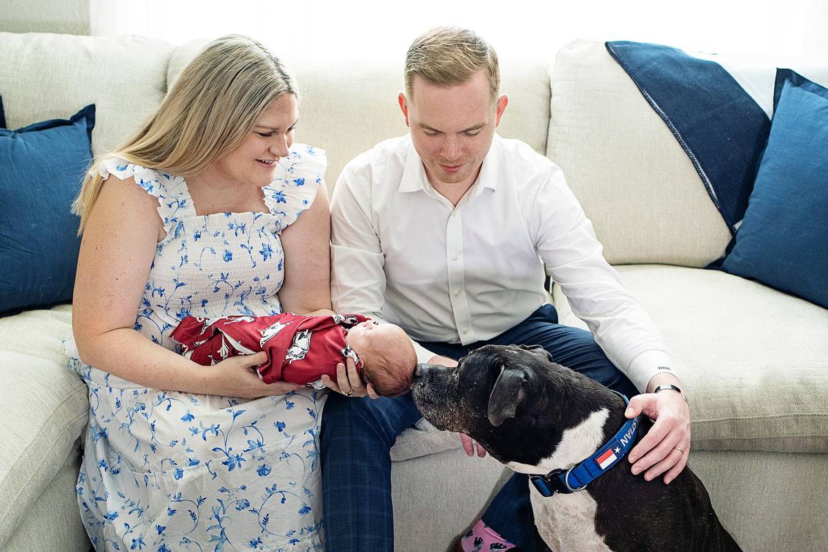 DFW lifestyle newborn photos
